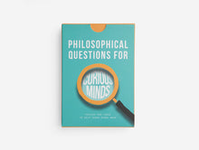 Load image into Gallery viewer, Philosophical Questions for Curious Minds card pack by THE SCHOOL OF LIFE