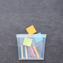 Load image into Gallery viewer, Zip Top Silicone Sandwich + Snack Set - 3 bags