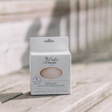 Load image into Gallery viewer, Konjac sponge for facial care by Croll & Denecke
