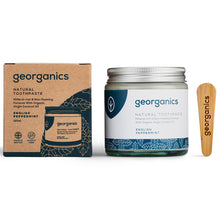 Load image into Gallery viewer, Georganics Natural Mineral Toothpaste English Peppermint 120ml