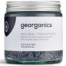 Load image into Gallery viewer, Georganics Natural Mineral Toothpaste Activated Charcoal 120ml