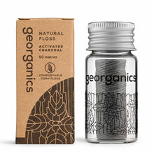 Load image into Gallery viewer, Dental Floss - Activated Charcoal with Dispenser