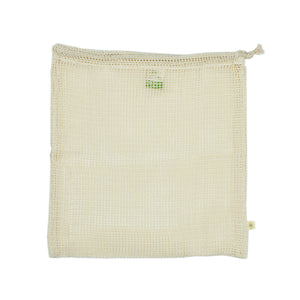 Organic Cotton Mesh Drawstring Bag for delicates/produce