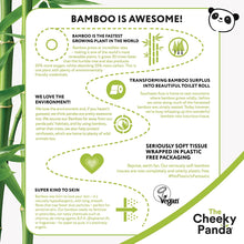 Load image into Gallery viewer, Cheeky Panda Bamboo Toilet Paper 9 Rolls