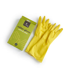 Load image into Gallery viewer, Natural Latex Rubber Gloves Yellow