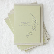 Load image into Gallery viewer, Set of 6 Merry Christmas Cards by Made by Shannon