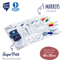 Load image into Gallery viewer, SuperPetit Silicone Placemat Set