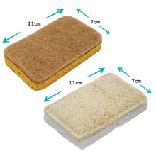 Load image into Gallery viewer, Compostable Sponge + Scourer Duo Pack by Ecovibe