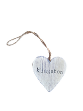 Load image into Gallery viewer, Kingston wooden hanging heart