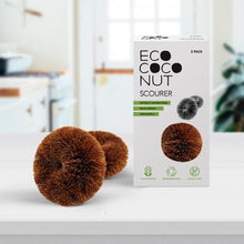 Load image into Gallery viewer, EcoCoconut Scourers - Pack of 2