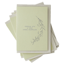 Load image into Gallery viewer, Set of 6 Merry Christmas Cards by Made by Shannon