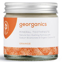 Load image into Gallery viewer, Georganics Natural Mineral Toothpaste Orange 120ml