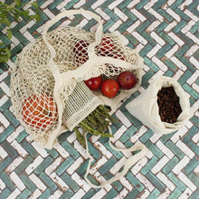 Load image into Gallery viewer, Organic Cotton Long Handled Shopping Bag