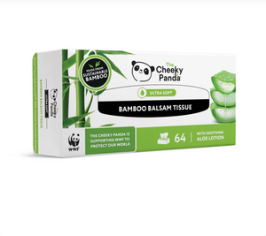 Cheeky Panda Flat Bamboo Box of Balsam Tissues