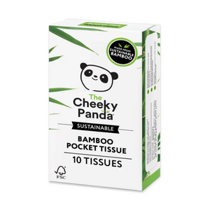 Cheeky Panda Plastic-Free Bamboo Pocket Tissues x4 packs of 10