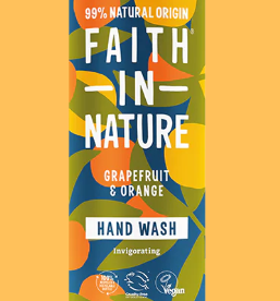Faith in Nature Grapefruit & Orange Hand Wash refill - 30ml measure