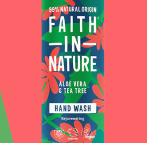 Faith in Nature Aloe Vera & Tea Tree Hand Wash refill - 30ml measure