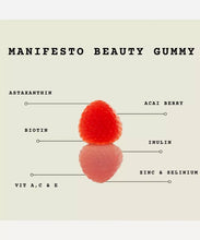 Load image into Gallery viewer, Manifesto Beauty Vitamin Gummies
