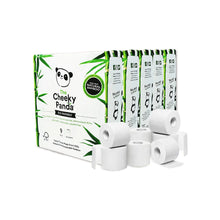 Load image into Gallery viewer, Cheeky Panda Bamboo Toilet Paper 9 Rolls
