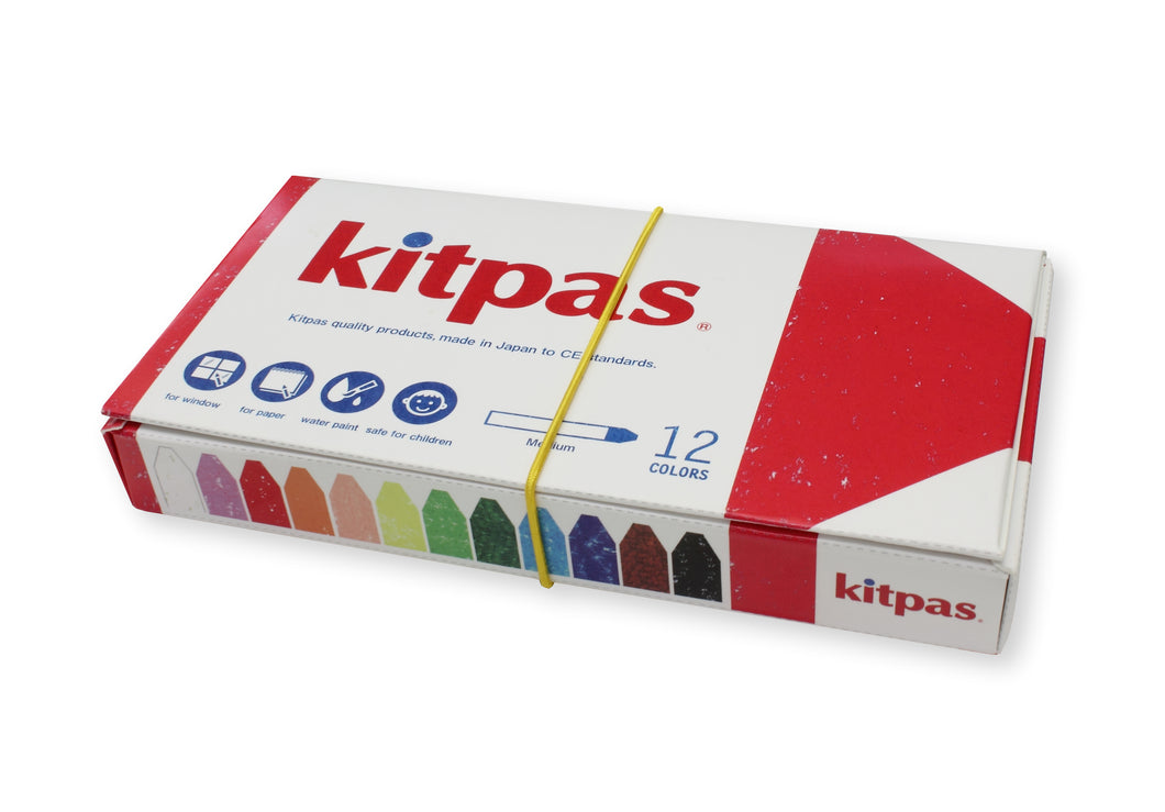 Kitpas Crayon Medium 12 Colours