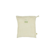 Load image into Gallery viewer, Organic Cotton Mesh Drawstring Bag for delicates/produce
