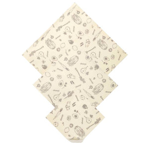 Abeego Organic Cotton Beeswax Wraps Variety Pack