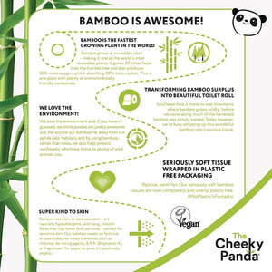 Cheeky Panda Bamboo Toilet Paper 9 Rolls