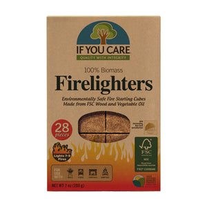 Certified sustainable 100% Biomass Firelighters Tablet by If You Care