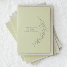 Load image into Gallery viewer, Set of 6 Merry Christmas Cards by Made by Shannon
