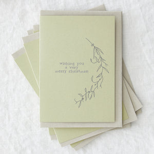 Set of 6 Merry Christmas Cards by Made by Shannon