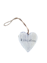 Load image into Gallery viewer, Kingston wooden hanging heart
