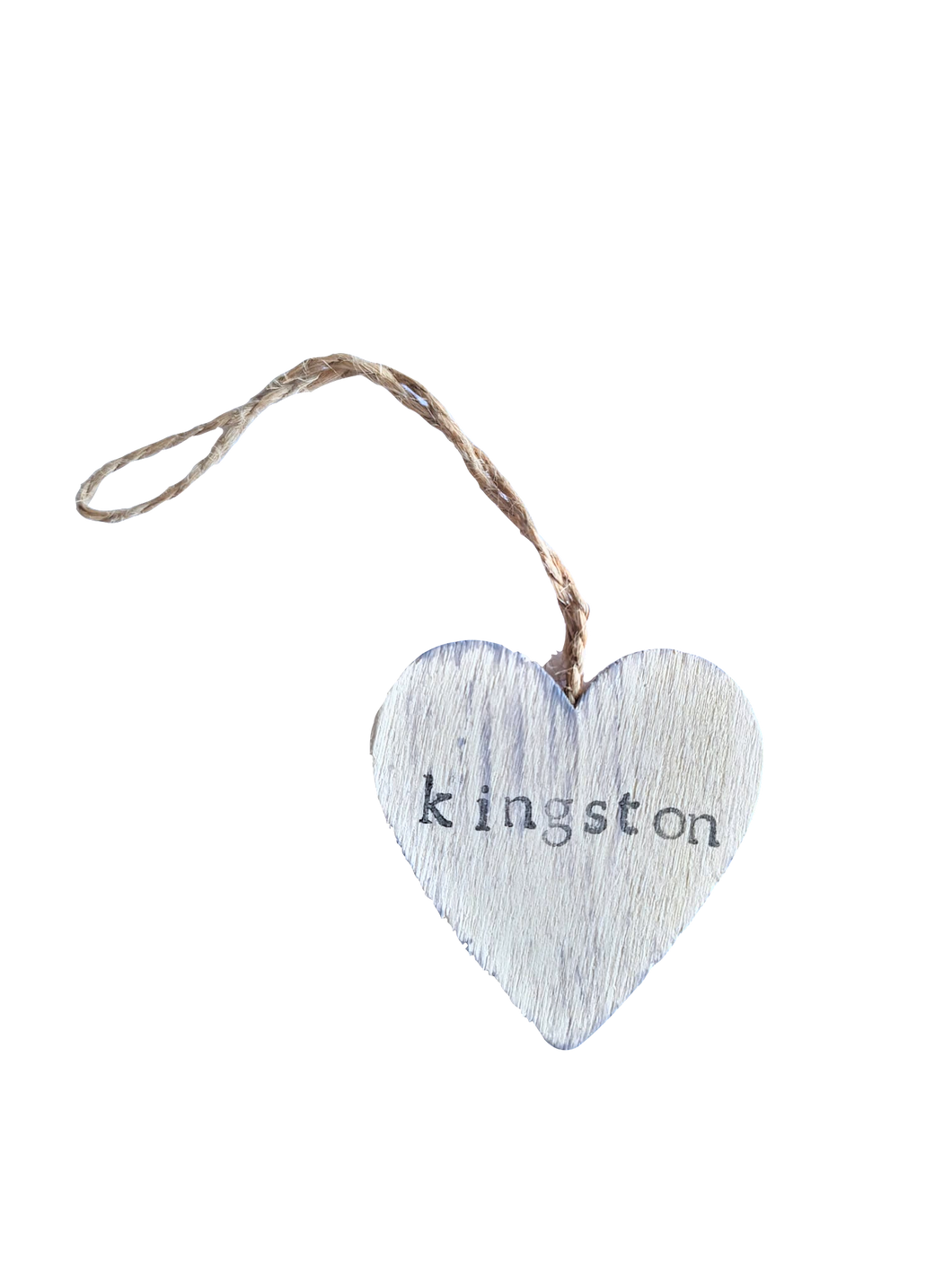 Kingston wooden hanging heart