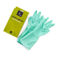 Load image into Gallery viewer, Natural Latex Rubber Gloves Green
