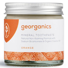 Load image into Gallery viewer, Georganics Natural Mineral Toothpaste Orange 120ml
