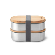 Load image into Gallery viewer, 1 Litre Stainless Steel Leak Proof Bento Box by Black+Blum
