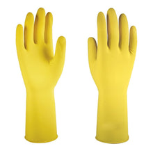 Load image into Gallery viewer, Natural Latex Rubber Gloves Yellow
