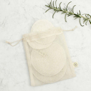 Organic Cotton Small Facial Pads Pack of 7