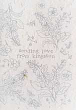 Load image into Gallery viewer, Sending love from Kingston card
