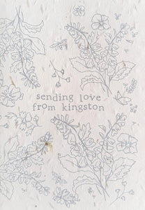 Sending love from Kingston card