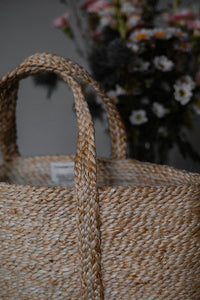 Jute Basket by Turtle Bags